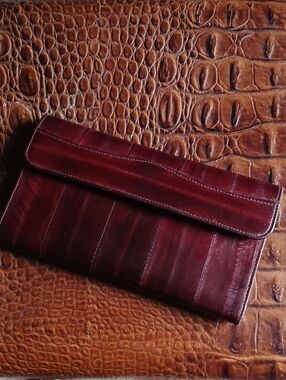 Red Leather Wallet